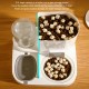 Automatic Cat Feeder 2-in-1 One Piece - 1 L Water Bowl and 2.2 L Large Grain Storage, Multifunctional Cat Food Automatic and Water (Grey) Automatic Cat Feeder 2-in-1 One Piece - 1 L Water Bowl and 2.2 L Large Grain Storage, Multifunctional Cat Food Automatic and Water (Grey)