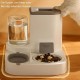 Automatic Cat Feeder 2-in-1 One Piece - 1 L Water Bowl and 2.2 L Large Grain Storage, Multifunctional Cat Food Automatic and Water (Grey) Automatic Cat Feeder 2-in-1 One Piece - 1 L Water Bowl and 2.2 L Large Grain Storage, Multifunctional Cat Food Automatic and Water (Grey)
