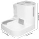 Automatic Cat Feeder 2-in-1 One Piece - 1 L Water Bowl and 2.2 L Large Grain Storage, Multifunctional Cat Food Automatic and Water (Grey) Automatic Cat Feeder 2-in-1 One Piece - 1 L Water Bowl and 2.2 L Large Grain Storage, Multifunctional Cat Food Automatic and Water (Grey)