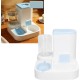 Automatic Cat Feeder 2-in-1 One Piece - 1 L Water Bowl and 2.2 L Large Grain Storage, Multifunctional Cat Food Automatic and Water (Grey) Automatic Cat Feeder 2-in-1 One Piece - 1 L Water Bowl and 2.2 L Large Grain Storage, Multifunctional Cat Food Automatic and Water (Grey)