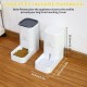 Automatic Cat Feeder, 2.1 kg Automatic Cat Feeder and 3.8 L Water Dispenser Dog, No Electricity, PBA Free Travel Feeder Cat Water Dispenser (White) Automatic Cat Feeder, 2.1 kg Automatic Cat Feeder and 3.8 L Water Dispenser Dog, No Electricity, PBA Free Travel Feeder Cat Water Dispenser (White)