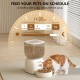 Automatic Cat Feeder, 2.4G WiFi App Control, Automatic Cat Feeder with Stainless Steel Bowl, Easy to Clean, 10S Recording Function, 1-10 Meals a Day Automatic Cat Feeder, 2.4G WiFi App Control, Automatic Cat Feeder with Stainless Steel Bowl, Easy to Clean, 10S Recording Function, 1-10 Meals a Day