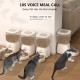 Automatic Cat Feeder, 2.4G WiFi App Control, Automatic Cat Feeder with Stainless Steel Bowl, Easy to Clean, 10S Recording Function, 1-10 Meals a Day Automatic Cat Feeder, 2.4G WiFi App Control, Automatic Cat Feeder with Stainless Steel Bowl, Easy to Clean, 10S Recording Function, 1-10 Meals a Day