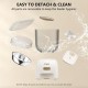 Automatic Cat Feeder, 2.4G WiFi App Control, Automatic Cat Feeder with Stainless Steel Bowl, Easy to Clean, 10S Recording Function, 1-10 Meals a Day Automatic Cat Feeder, 2.4G WiFi App Control, Automatic Cat Feeder with Stainless Steel Bowl, Easy to Clean, 10S Recording Function, 1-10 Meals a Day