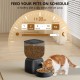 Automatic Cat Feeder, 2.4G WiFi App Control, Automatic Cat Feeder with Stainless Steel Bowl, Easy to Clean, 10S Recording Function, 1-10 Meals a Day Automatic Cat Feeder, 2.4G WiFi App Control, Automatic Cat Feeder with Stainless Steel Bowl, Easy to Clean, 10S Recording Function, 1-10 Meals a Day