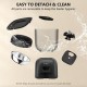 Automatic Cat Feeder, 2.4G WiFi App Control, Automatic Cat Feeder with Stainless Steel Bowl, Easy to Clean, 10S Recording Function, 1-10 Meals a Day Automatic Cat Feeder, 2.4G WiFi App Control, Automatic Cat Feeder with Stainless Steel Bowl, Easy to Clean, 10S Recording Function, 1-10 Meals a Day