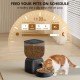 Automatic Cat Feeder, 3 L Automatic Cat Feeder, 180 Days Long Battery Life, 10S Voice Prompt and Stainless Steel Bowl, Up to 4 Meals a Day Automatic Cat Feeder, 3 L Automatic Cat Feeder, 180 Days Long Battery Life, 10S Voice Prompt and Stainless Steel Bowl, Up to 4 Meals a Day