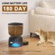 Automatic Cat Feeder, 3 L Automatic Cat Feeder, 180 Days Long Battery Life, 10S Voice Prompt and Stainless Steel Bowl, Up to 4 Meals a Day Automatic Cat Feeder, 3 L Automatic Cat Feeder, 180 Days Long Battery Life, 10S Voice Prompt and Stainless Steel Bowl, Up to 4 Meals a Day