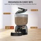Automatic Cat Feeder, 3 L Automatic Cat Feeder, 180 Days Long Battery Life, 10S Voice Prompt and Stainless Steel Bowl, Up to 4 Meals a Day Automatic Cat Feeder, 3 L Automatic Cat Feeder, 180 Days Long Battery Life, 10S Voice Prompt and Stainless Steel Bowl, Up to 4 Meals a Day