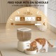 Automatic Cat Feeder, 3 L Automatic Cat Feeder, 180 Days Long Battery Life, 10S Voice Prompt and Stainless Steel Bowl, Up to 4 Meals a Day Automatic Cat Feeder, 3 L Automatic Cat Feeder, 180 Days Long Battery Life, 10S Voice Prompt and Stainless Steel Bowl, Up to 4 Meals a Day
