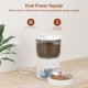 Automatic Cat Feeder, 3 L Cat Food, 2.4G WiFi Cat Feeder, App Control with Cat Feeder, 1 to 10 Meals per Day, Suitable for Dogs and Cats, Black