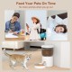 Automatic Cat Feeder, 3 L Cat Food, 2.4G WiFi Cat Feeder, App Control with Cat Feeder, 1 to 10 Meals per Day, Suitable for Dogs and Cats, Black