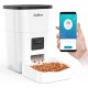 Automatic Cat Feeder, 3 L Cat Food, 2.4G WiFi Cat Feeder, App Control with Cat Feeder, 1 to 10 Meals per Day, Suitable for Dogs and Cats, Black