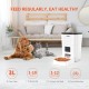 Automatic Cat Feeder, 3 L Cat Food, 2.4G WiFi Cat Feeder, App Control with Cat Feeder, 1 to 10 Meals per Day, Suitable for Dogs and Cats, Black