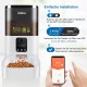 Automatic Cat Feeder, 3 L Cat Food, 2.4G WiFi Cat Feeder, App Control with Cat Feeder, 1 to 10 Meals per Day, Suitable for Dogs and Cats, Black
