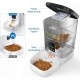 Automatic Cat Feeder, 3 L Cat Food, 2.4G WiFi Cat Feeder, App Control with Cat Feeder, 1 to 10 Meals per Day, Suitable for Dogs and Cats, Black