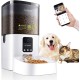 Automatic Cat Feeder, 3 L Cat Food, 2.4G WiFi Cat Feeder, App Control with Cat Feeder, 1 to 10 Meals per Day, Suitable for Dogs and Cats, Black