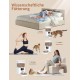 Automatic Cat Feeder, 3 L Cat Food Automatic with Programmable Timer, 1-6 Meals per Day, Dog Feeder with Press Lid and 10 Second Recording Function Automatic Cat Feeder, 3 L Cat Food Automatic with Programmable Timer, 1-6 Meals per Day, Dog Feeder with Press Lid and 10 Second Recording Function
