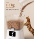 Automatic Cat Feeder, 3 L Cat Food Automatic with Programmable Timer, 1-6 Meals per Day, Dog Feeder with Press Lid and 10 Second Recording Function Automatic Cat Feeder, 3 L Cat Food Automatic with Programmable Timer, 1-6 Meals per Day, Dog Feeder with Press Lid and 10 Second Recording Function