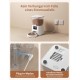 Automatic Cat Feeder, 3 L Cat Food Automatic with Programmable Timer, 1-6 Meals per Day, Dog Feeder with Press Lid and 10 Second Recording Function Automatic Cat Feeder, 3 L Cat Food Automatic with Programmable Timer, 1-6 Meals per Day, Dog Feeder with Press Lid and 10 Second Recording Function