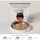 Automatic Cat Feeder 3L Automatic Cat Feeder with Stainless Steel Bowl, up to 15 Servings / 6 Meals a Day, Sound Recording Function, Penguin Design