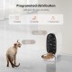 Automatic Cat Feeder 3L Automatic Cat Feeder with Stainless Steel Bowl, up to 15 Servings / 6 Meals a Day, Sound Recording Function, Penguin Design