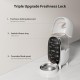 Automatic Cat Feeder 3L Automatic Cat Feeder with Stainless Steel Bowl, up to 15 Servings / 6 Meals a Day, Sound Recording Function, Penguin Design