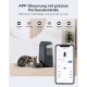 Automatic Cat Feeder, 4 L Cat Food, Automatic Cat Feeder with Tailored Schedule, Battery Operated & Wired Electrics, Black Automatic Cat Feeder, 4 L Cat Food, Automatic Cat Feeder with Tailored Schedule, Battery Operated & Wired Electrics, Black