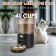 Automatic Cat Feeder 4L Cat Food Automatic with Stainless Steel Bowl and Timer, 1-4 Meals a Day Cat Feeder for Small and Medium Pets Automatic Cat Feeder 4L Cat Food Automatic with Stainless Steel Bowl and Timer, 1-4 Meals a Day Cat Feeder for Small and Medium Pets