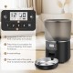 Automatic Cat Feeder 4L Cat Food Automatic with Stainless Steel Bowl and Timer, 1-4 Meals a Day Cat Feeder for Small and Medium Pets Automatic Cat Feeder 4L Cat Food Automatic with Stainless Steel Bowl and Timer, 1-4 Meals a Day Cat Feeder for Small and Medium Pets