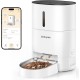 Automatic Cat Feeder, 4L Cat Food Dispenser Cat Feeder Automatic, 2.4G WIFI Remote Control Dual Power Supply, 10-Second Voice Recording, Stainless Steel Bowl, Suitable for Small Dogs and Cats Automatic Cat Feeder, 4L Cat Food Dispenser Cat Feeder Automatic, 2.4G WIFI Remote Control Dual Power Supply, 10-Second Voice Recording, Stainless Steel Bowl, Suitable for Small Dogs and Cats