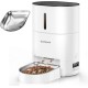 Automatic Cat Feeder, 4L Cat Food Dispenser Cat Feeder Automatic, 2.4G WIFI Remote Control Dual Power Supply, 10-Second Voice Recording, Stainless Steel Bowl, Suitable for Small Dogs and Cats Automatic Cat Feeder, 4L Cat Food Dispenser Cat Feeder Automatic, 2.4G WIFI Remote Control Dual Power Supply, 10-Second Voice Recording, Stainless Steel Bowl, Suitable for Small Dogs and Cats
