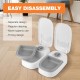 Automatic Cat Feeder, 700 ml Automatic Feeder with 48 Hour Timer, Non-Slip Wet Automatic Feeder for Cats, Automatic Feeder Dog, Cat Food Automatic for Cats and Small Dogs Automatic Cat Feeder, 700 ml Automatic Feeder with 48 Hour Timer, Non-Slip Wet Automatic Feeder for Cats, Automatic Feeder Dog, Cat Food Automatic for Cats and Small Dogs
