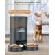 Automatic Cat Feeder App Controlled with 2 Bowls, 6.5 L Cat Feeder with Timer, 0-48 Portion Control, 10s Voice Recording - WLAN Feeder up to 6 Meals a Day Automatic Cat Feeder App Controlled with 2 Bowls, 6.5 L Cat Feeder with Timer, 0-48 Portion Control, 10s Voice Recording - WLAN Feeder up to 6 Meals a Day