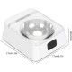 Automatic Cat Feeder, Pet Feeder with Open Lid, with Infrared Sensor Cover, Removable Bowl, Battery Operated, Smarter