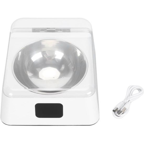 Automatic Cat Feeder, Pet Feeder with Open Lid, with Infrared Sensor Cover, Removable Bowl, Battery Operated, Smarter