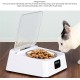 Automatic Cat Feeder, Pet Feeder with Open Lid, with Infrared Sensor Cover, Removable Bowl, Battery Operated, Smarter