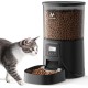 Automatic Cat Feeder Timed Dog Feeder 4L Programmable Control 1-6 Meals Dry Food Dispenser for Pets with Desiccant Bag for Cats