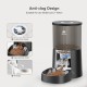 Automatic Cat Feeder Timed Dog Feeder 4L Programmable Control 1-6 Meals Dry Food Dispenser for Pets with Desiccant Bag for Cats