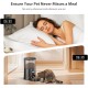 Automatic Cat Feeder Timed Dog Feeder 4L Programmable Control 1-6 Meals Dry Food Dispenser for Pets with Desiccant Bag for Cats