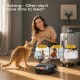 Automatic Cat Feeder Wet Food Cat Food Automatic Feeder Cat Feeder with Programmable Timer and Cooling - Dry Food Dispenser for Dogs Wireless Battery Operated - 4 Meals for Pets Automatic Cat Feeder Wet Food Cat Food Automatic Feeder Cat Feeder with Programmable Timer and Cooling - Dry Food Dispenser for Dogs Wireless Battery Operated - 4 Meals for Pets