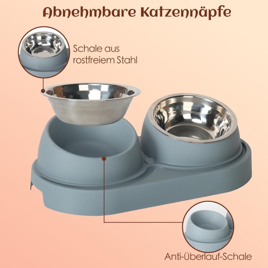 Automatic Cat Feeder Wet Food with Cooling, 1-4 Days Fresh Preservation, Semiconductor Cooling, Quick Chills Sauce, Wet Food, Dry Food, Cat Feeder, 5 Meal Cat Dog Cat Food Automatic Automatic Cat Feeder Wet Food with Cooling, 1-4 Days Fresh Preservation, Semiconductor Cooling, Quick Chills Sauce, Wet Food, Dry Food, Cat Feeder, 5 Meal Cat Dog Cat Food Automatic