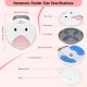 Automatic Cat Feeder Wet Food with Cooling, Pet Feeder with Digital Timer for Wet or Dry Pet Film, 4 Food Compartments for 240 ml Pet Food, with Two Ice Packs Automatic Cat Feeder Wet Food with Cooling, Pet Feeder with Digital Timer for Wet or Dry Pet Film, 4 Food Compartments for 240 ml Pet Food, with Two Ice Packs