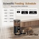 Automatic Cat Feeder WiFi 2.4G: App Control Dry Food Dispenser for 2 Small Dogs and Cats 4L, Programmable Timer, 1-10 Meals a Day, Desiccant Bag Automatic Cat Feeder WiFi 2.4G: App Control Dry Food Dispenser for 2 Small Dogs and Cats 4L, Programmable Timer, 1-10 Meals a Day, Desiccant Bag