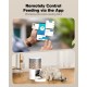 Automatic Cat Feeder, WiFi: Cat Feeder with Customised Schedule, Automatic Dog/Cat Feeder, App Control, Cat Feeder, 4 L, Black Automatic Cat Feeder, WiFi: Cat Feeder with Customised Schedule, Automatic Dog/Cat Feeder, App Control, Cat Feeder, 4 L, Black