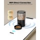 Automatic Cat Feeder, WiFi: Cat Feeder with Customised Schedule, Automatic Dog/Cat Feeder, App Control, Cat Feeder, 4 L, Black Automatic Cat Feeder, WiFi: Cat Feeder with Customised Schedule, Automatic Dog/Cat Feeder, App Control, Cat Feeder, 4 L, Black