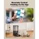 Automatic Cat Feeder, WiFi: Cat Feeder with Customised Schedule, Automatic Dog/Cat Feeder, App Control, Cat Feeder, 4 L, Black Automatic Cat Feeder, WiFi: Cat Feeder with Customised Schedule, Automatic Dog/Cat Feeder, App Control, Cat Feeder, 4 L, Black