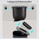Automatic Cat Feeder and Cat Water Dispenser FW1, Wire or Battery Cat Feeder Timer Pet Feeder - Lockable Lid, Desiccant Bag, Programmable Portion Control