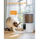 Automatic Cat Feeder with Timer: 10s Call for Eating - Feeding Bowl with Automatic Feeder 4L Dry Food Dispenser Automatic for Cats and Dogs Automatic Cat Feeder with Timer: 10s Call for Eating - Feeding Bowl with Automatic Feeder 4L Dry Food Dispenser Automatic for Cats and Dogs