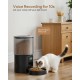 Automatic Cat Feeder with Timer: 10s Call for Eating - Feeding Bowl with Automatic Feeder 4L Dry Food Dispenser Automatic for Cats and Dogs Automatic Cat Feeder with Timer: 10s Call for Eating - Feeding Bowl with Automatic Feeder 4L Dry Food Dispenser Automatic for Cats and Dogs